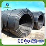 آب لوله روحی و بهداشتی 11/2 'و 2' لوله پلی اتیلن سوراخ شده SDR11 SDR17 لوله کویل پلاستیک